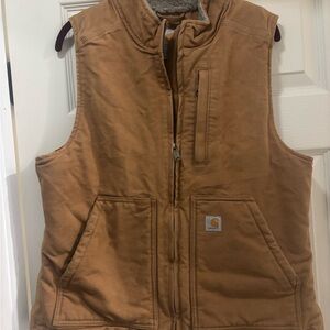 Carhartt Tan Sherpa-Lined Vest